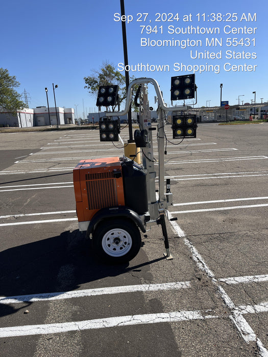 2024 Wanco WLTT-4MM4K Diesel, Deep Sea Controller, Shore Power Plug, Auto Start, (4) 350W LED Floodlights, 4kW Generator, 60 Gal Fuel Tank, 2" Ball, T3