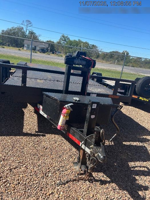 2024 TEXAS PRIDE TRAILERS 21' Lowboy Gravity Tilt Bed 14K Bumper Pull Trailer