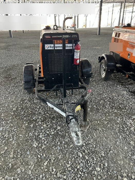 2021 Lincoln Electric Vantage 322 Vantage 322 Ready Pak 3 w/ Decals, ORANGE (includes trailer, cable rack, fender light kit) NO Telematics
