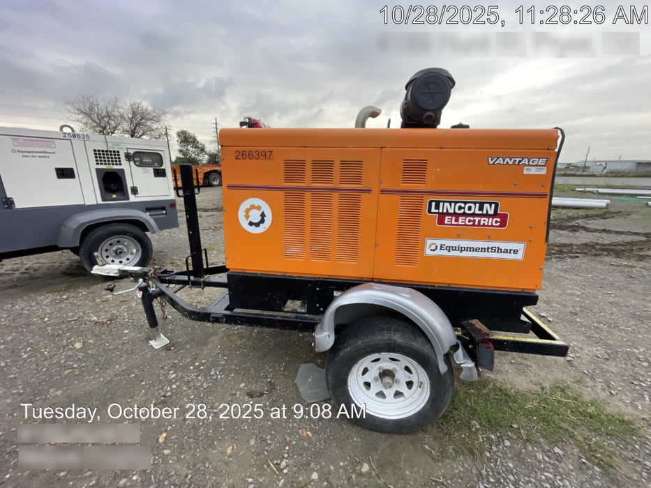 2022 Lincoln Electric Vantage 549X Crosslink Technology, Trailer Mounted, ES Decals, T3