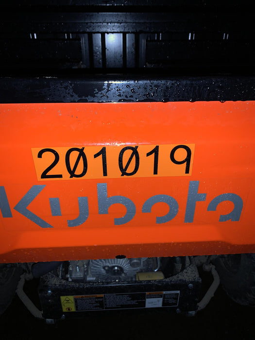 2022 Kubota RTV-X1140W-H Plastic Canopy, Windshield Acrylic Clear, LED Strobe Light, Wire Harness Kit, Back up Alarm