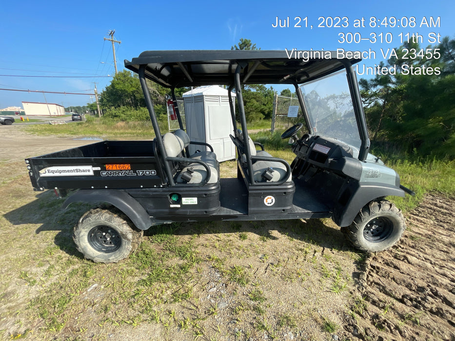 2023 Club Car CA1700D Canopy, Diesel, 4 Passenger