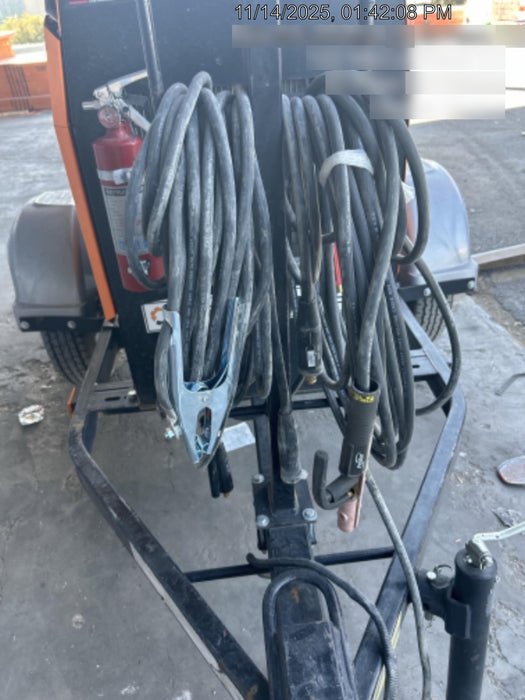 2022 Lincoln Electric LE400 Kubota V1505, Trlr, Cable Rack, Light Kit, ES Decals, T3