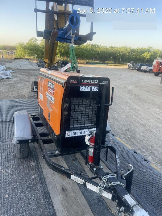 2022 Lincoln Electric LE400 Kubota V1505, Trlr, Cable Rack, Light Kit, ES Decals, T3