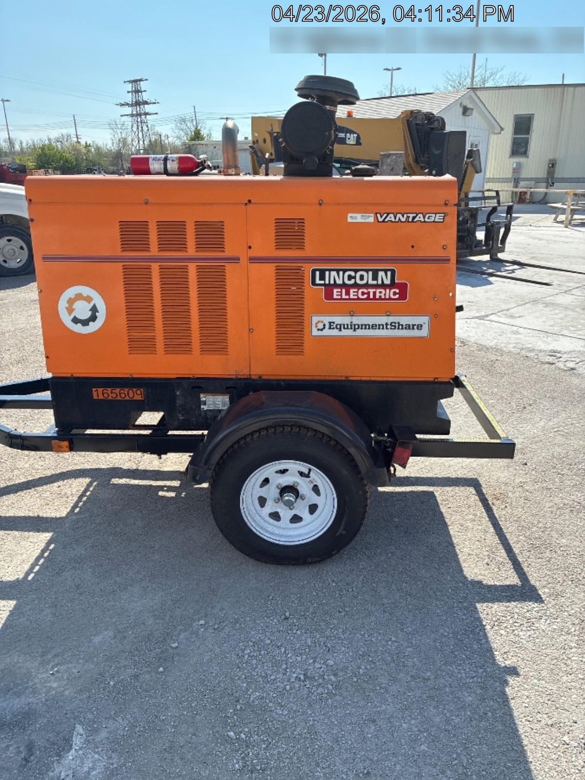 2021 Lincoln Electric Vantage 549X Ready Pak 3, ORANGE (includes trailer, cable rack, fender light kit)