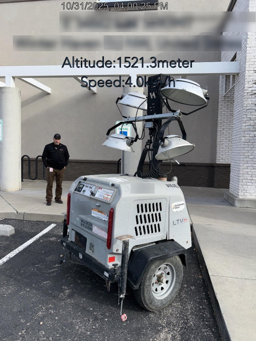 2018 Wacker Neuson LTV6L-MH Wacker Neuson LTV6L Mobile Light Tower w/Fuel Level Sensor Installed