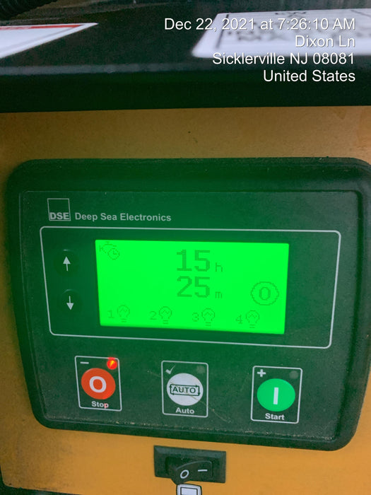 2021 Allmand NLV3GR (4) LED Light Fixture 350W, 23' Vertical Mast, 3kW Prime, Towable, Deep Sea L401, Leveling Jacks, Yanmar T4F 5.8hp