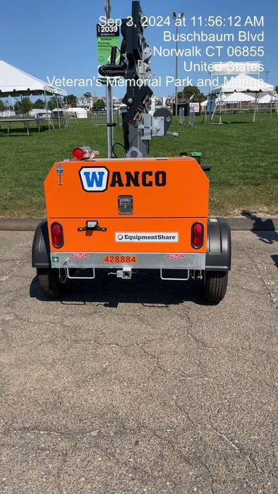 2024 Wanco WLTT-4MM4K Diesel, Deep Sea Controller, Shore Power Plug, Auto Start, (4) 350W LED Floodlights, 4kW Generator, 60 Gal Fuel Tank, 2" Ball, T3