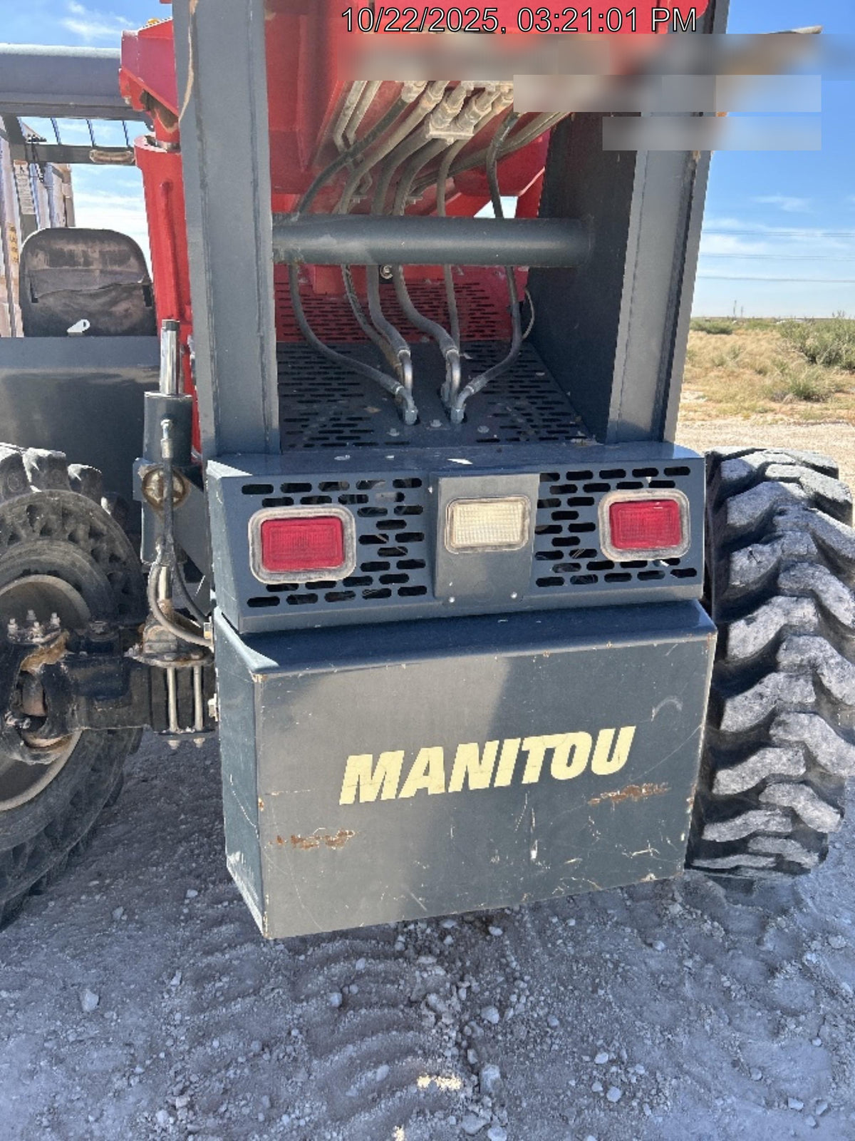 2019 Manitou MTA10055 MTA10055 - 120 HP T4, Canopy, Worklights/Strobe, Beacon, 66" Carriage, 60" Forks, Solid Tires, Lift Hook, Aux Hydraulics