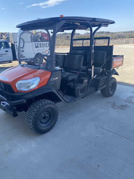 2022 Kubota RTV-X1140W-H Plastic Canopy, Windshield Acrylic Clear, LED Strobe Light, Wire Harness Kit, Back up Alarm