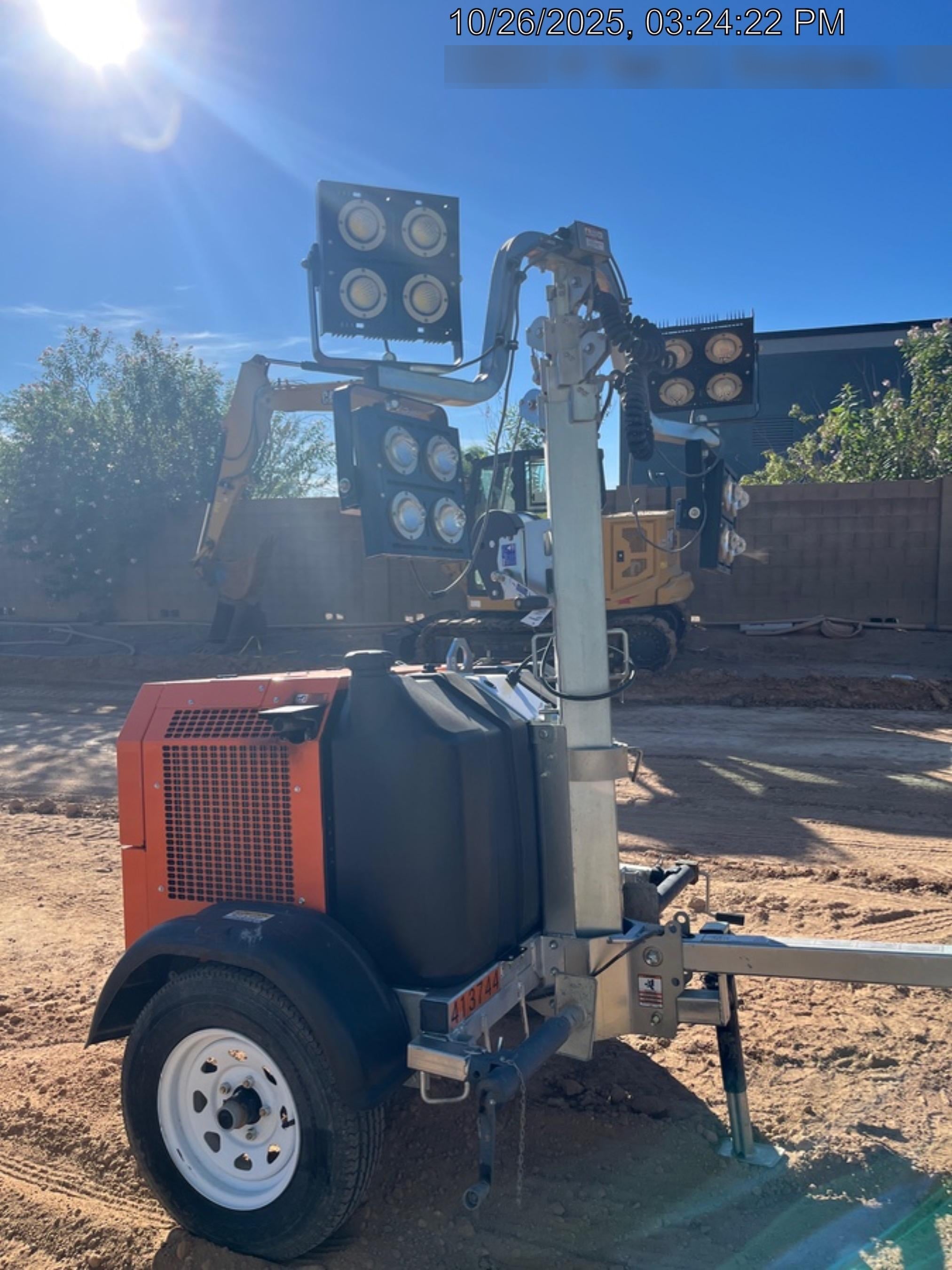 2024 Wanco WLTT-4MM4K Diesel, Deep Sea Controller, Shore Power Plug, Auto Start, (4) 350W LED Floodlights, 4kW Generator, 60 Gal Fuel Tank, 2" Ball, T3