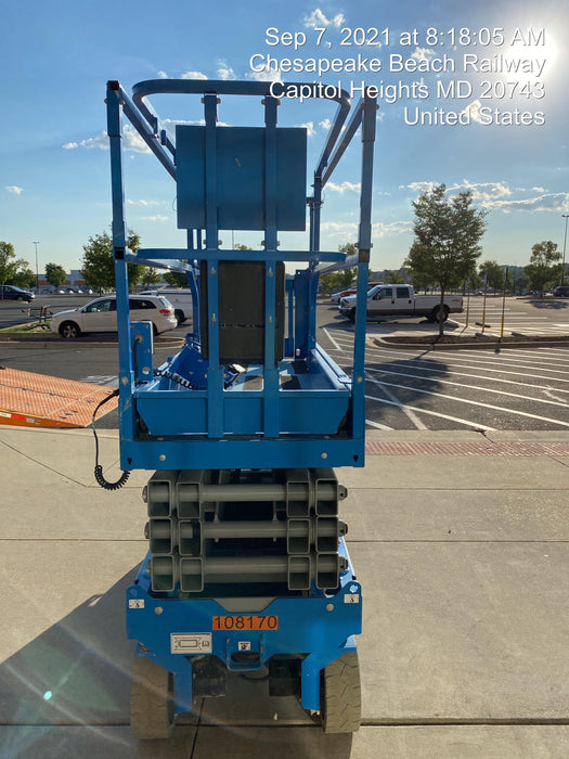 2020 Genie GS-2632 Solid NM Tires, Folding Rails with Half-Height Swing Gate, Beacon