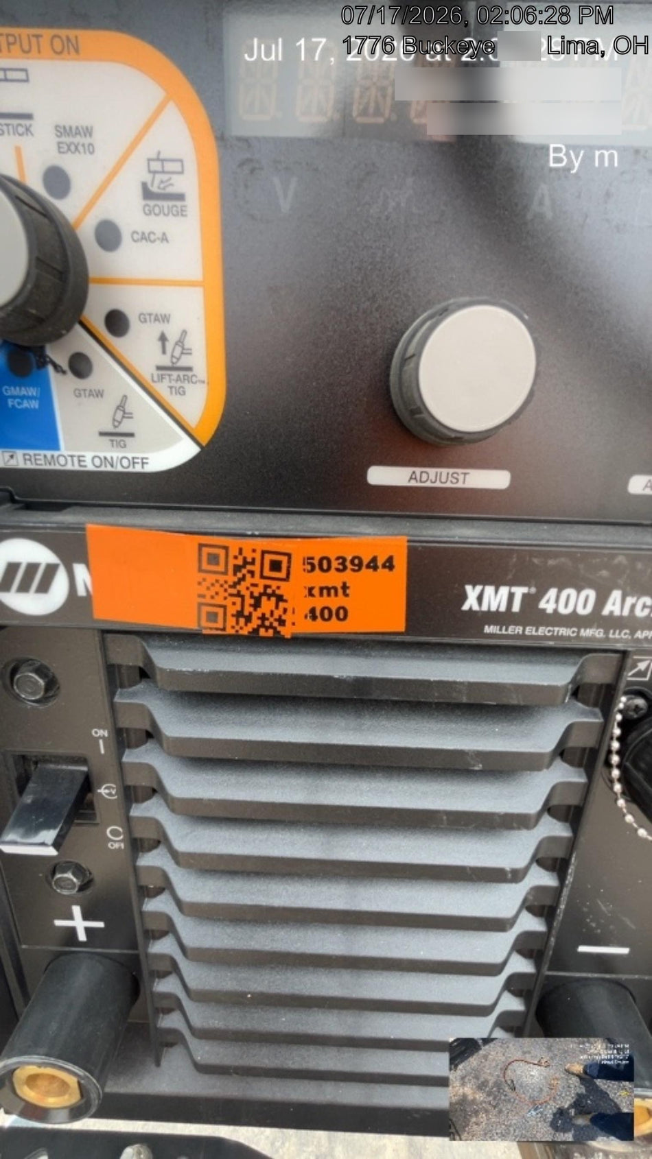 2025 MILLER ELECTRIC XMT 400