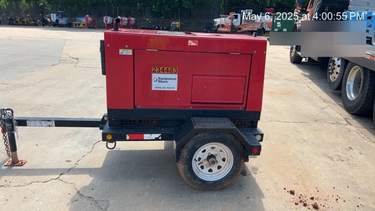 2022 Shindaiwa DGW400MDL Kubota D902 Engine, 23 HP, Dual Op Welder, Wire, Arc, Droop Stick, Tig, and CC Stick Functionality, Simulphase, 3 Phase and 1 Phase Gen Output, Single Axle NB Trlr, Slr Trckl Chrg 12V 12W, Fire Ext