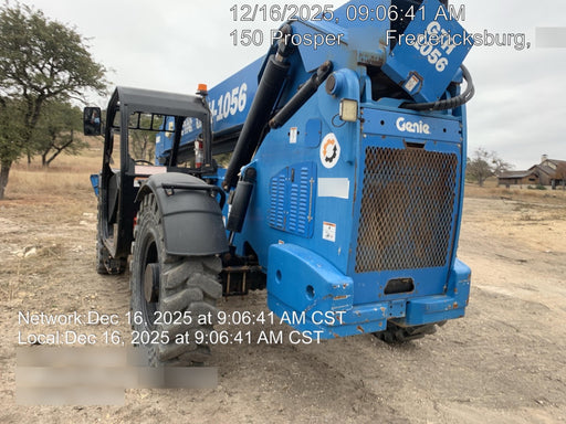 2018 Genie GTH-1056 Genie GTH-1056 w/ROPS, Work Lights, Solid Tires, RH Cab Mesh, Beacon, 60" Carriage and Forks