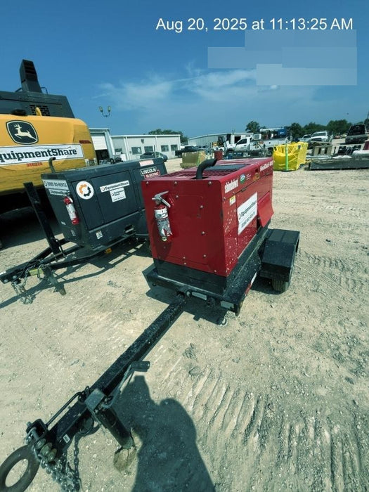 2022 Shindaiwa DGW400MDL Kubota D902 Engine, 23 HP, Dual Op Welder, Wire, Arc, Droop Stick, Tig, and CC Stick Functionality, Simulphase, 3 Phase and 1 Phase Gen Output, Single Axle NB Trlr, Slr Trckl Chrg 12V 12W, Fire Ext