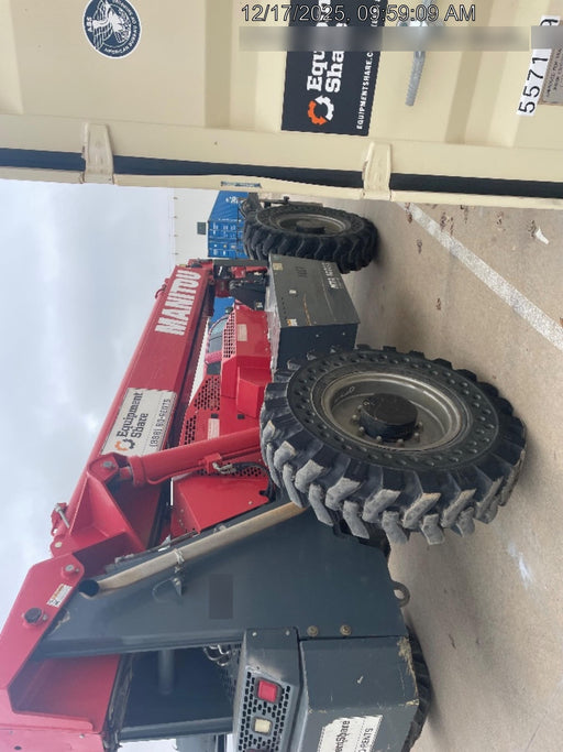 2018 Manitou MTA10055 Manitou MTA10055 - Canopy, Worklights, Beacon, 66" Carriage, 60" Forks, Solid Tires, Aux Hydraulics