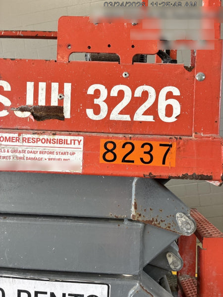 2018 Skyjack SJIII-3226 Skyjack SJIII3226 Scissor Lift w/Trojan Batteries