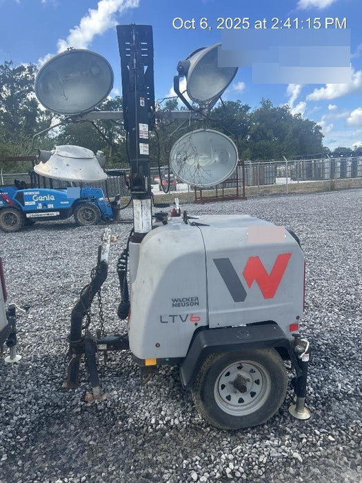 2019 Wacker Neuson LTV6L-MH Wacker Neuson LTV6L Mobile Light Tower w/Fuel Level Sensor Installed
