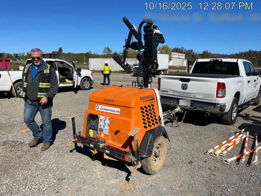 2023 Generac MLT2 Diesel, Flex Switch 120V Input, Powerzone Controller, 
(4) 320W LED Lights, 4kW Generator, 39.9 Gal Fuel Tank, 2" Ball, T3