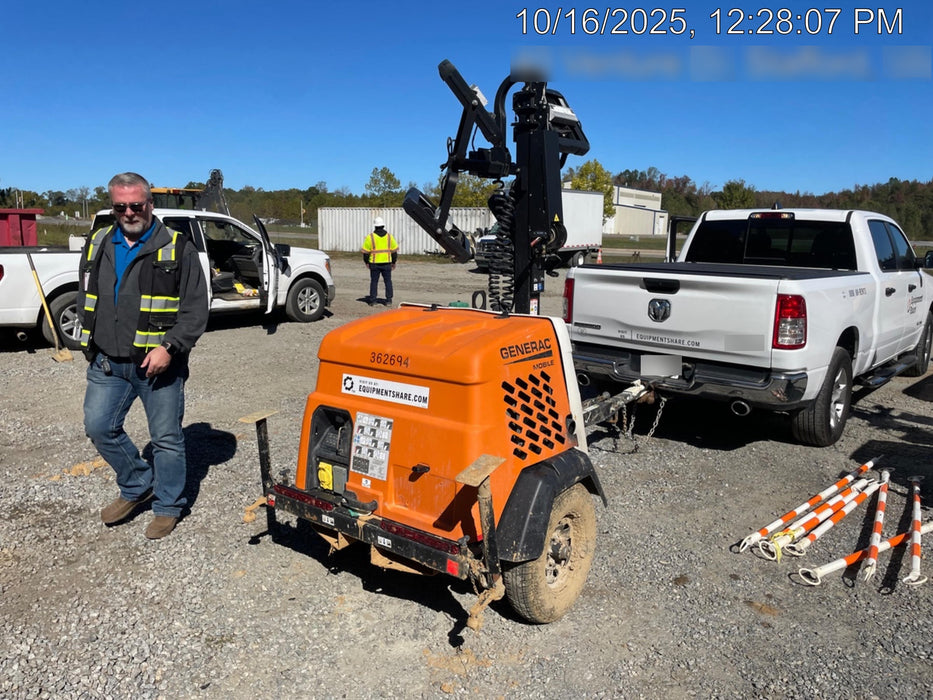 2023 Generac MLT2 Diesel, Flex Switch 120V Input, Powerzone Controller, 
(4) 320W LED Lights, 4kW Generator, 39.9 Gal Fuel Tank, 2" Ball, T3