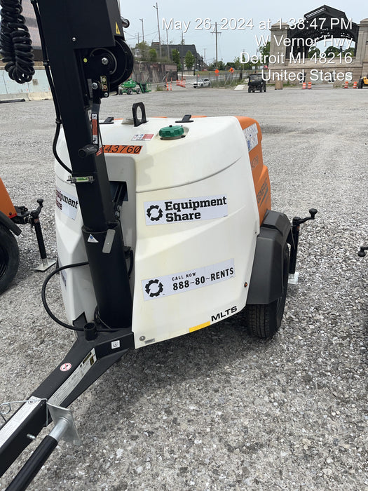 2023 Generac MLT2 Diesel, Flex Switch 120V Input, Powerzone Controller, (4) 320W LED Lights, 4kW Generator, 39.9 Gal Fuel Tank, 2" Ball, T3