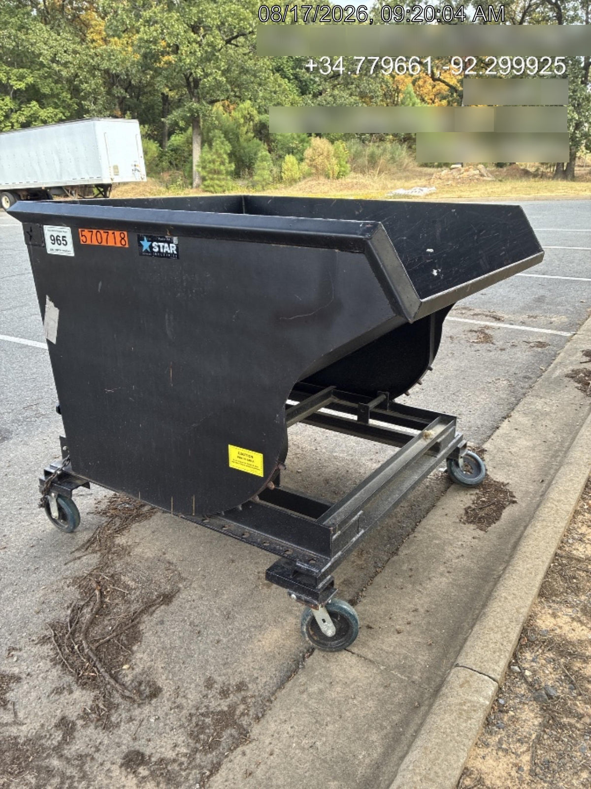 2025 STAR INDUSTRIES M-1820 - Self-Dump Hopper