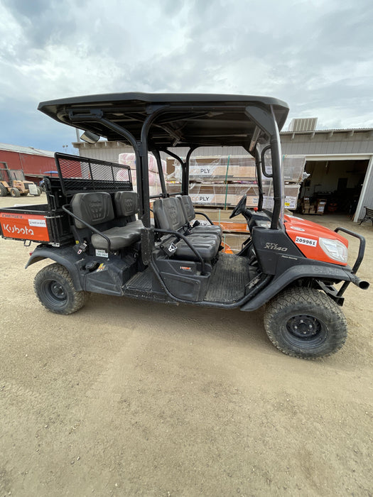 2022 Kubota RTV-X1140W-H Plastic Canopy, Windshield Acrylic Clear, LED Strobe Light, Wire Harness Kit, Back up Alarm