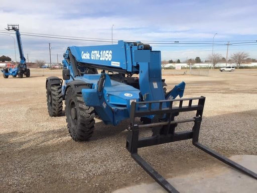 2018 Genie GTH-1056 Genie GTH-1056 w/ROPS, Work Lights, Solid Tires, RH Cab Mesh, Beacon, 60" Carriage and Forks