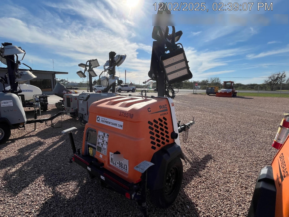 2023 Generac MLT2 Diesel, Flex Switch 120V Input, Powerzone Controller, 
(4) 320W LED Lights, 4kW Generator, 39.9 Gal Fuel Tank, 2" Ball, T3