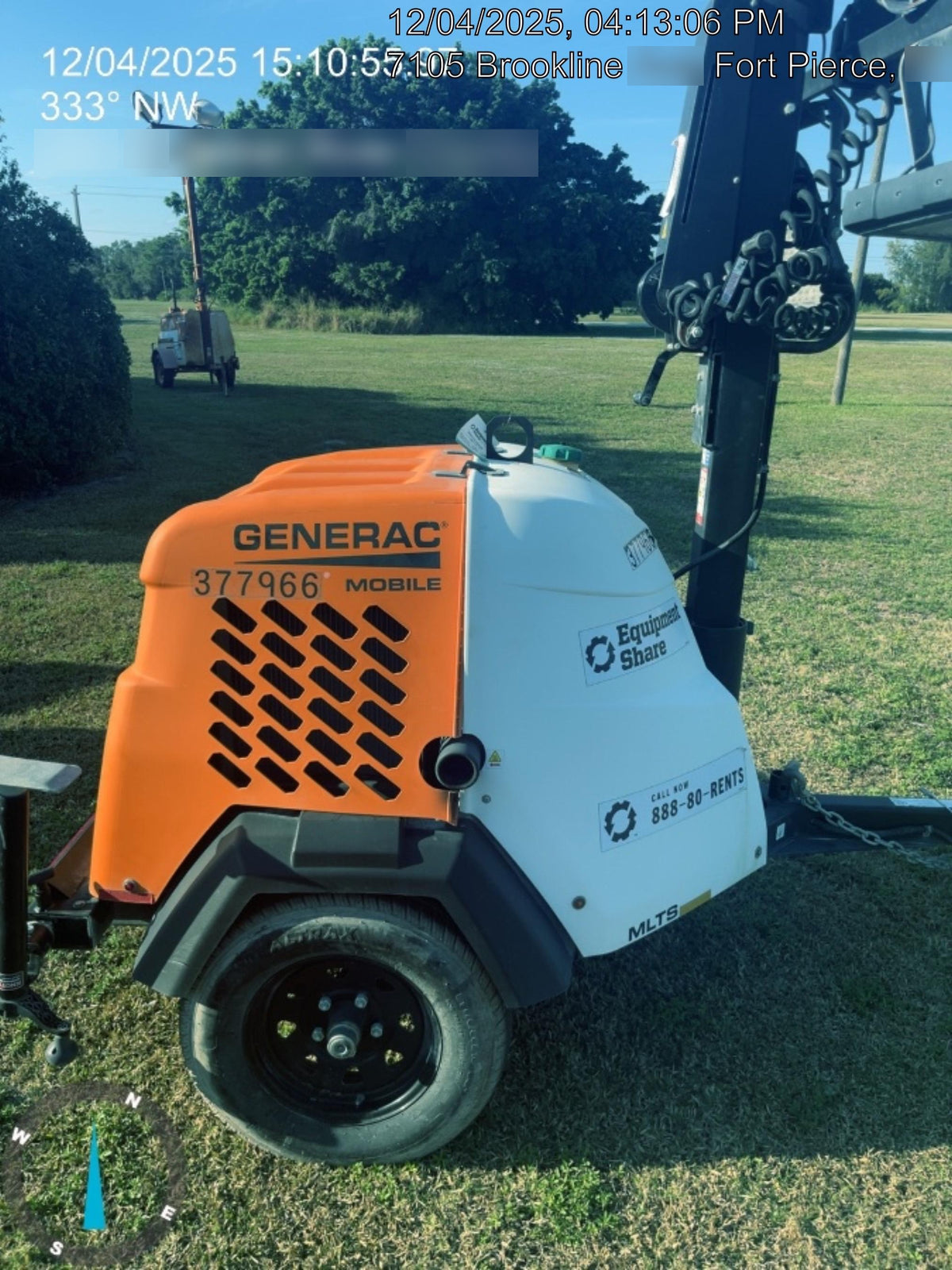 2023 Generac MLT2 Diesel, Flex Switch 120V Input, Powerzone Controller, 
(4) 320W LED Lights, 4kW Generator, 39.9 Gal Fuel Tank, 2" Ball, T3