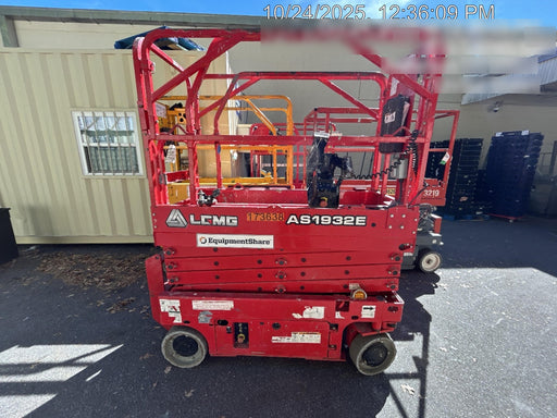 2021 Lgmg AS1932E Electric Drive, Solid Non Marking Tires, Dual Beacons