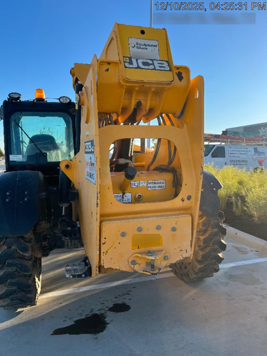 2019 JCB 509-42 74 HP w/CAB/HVAC, Beacon, Aux Hydraulics, Worklights, Solid Tires