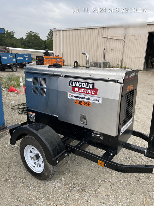 2024 Lincoln Electric LE400 Kubota V1505, Trlr, Cable Rack, Light Kit, ES Decals, T3