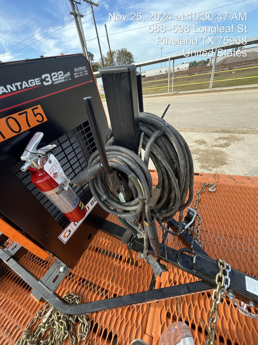 2024 Lincoln Electric Vantage 322 Welder Ready-Pak 3, Two wheel trailer, Fender and Light kit, Cable Rack, Orange