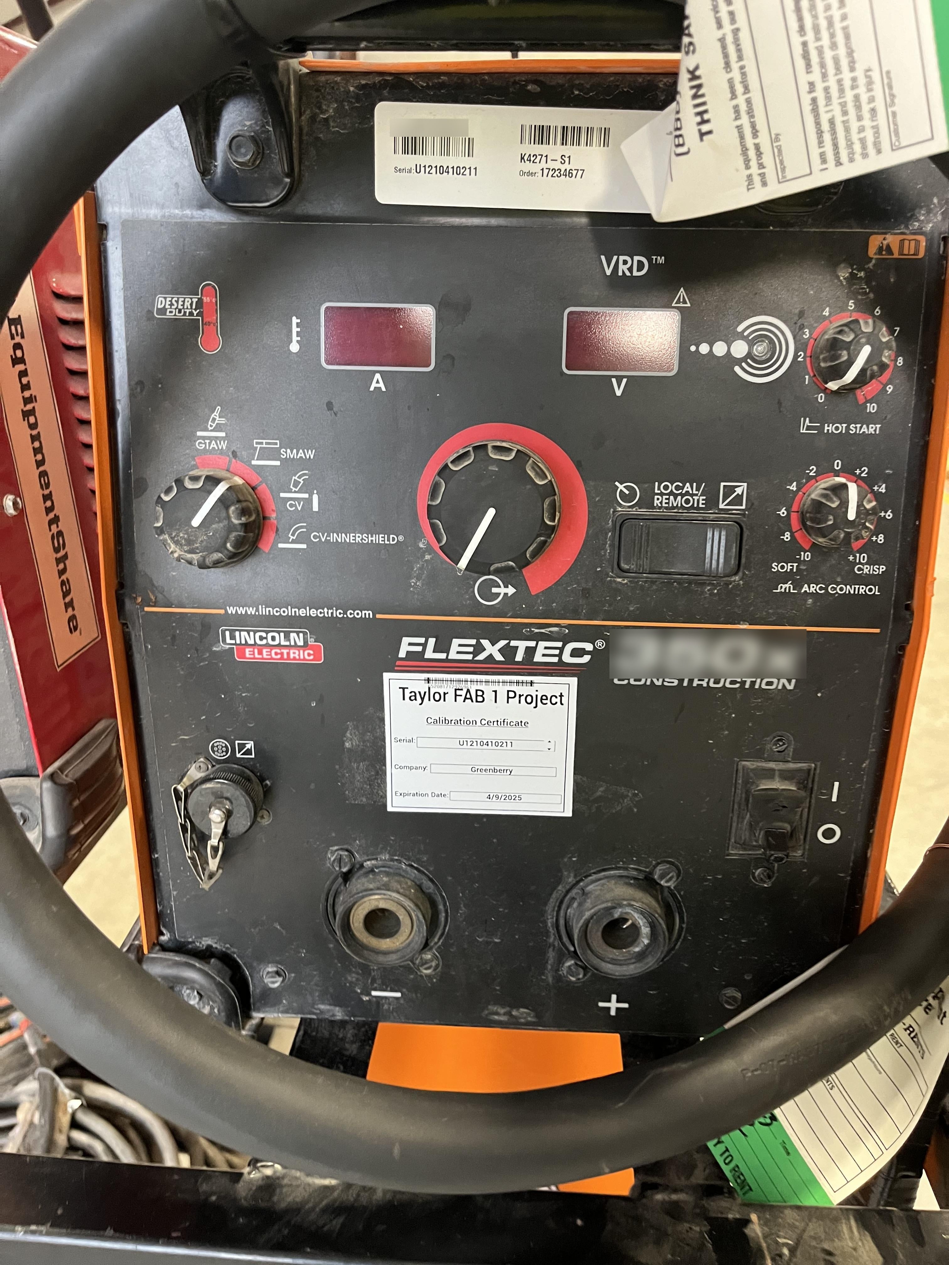 2020 LINCOLN ELECTRIC FLEXTEC 350X