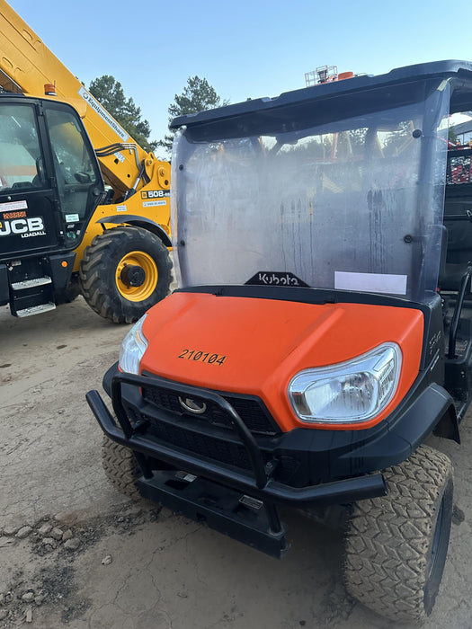 2022 Kubota RTV-X1140W-H Plastic Canopy, Windshield Acrylic Clear, LED Strobe Light, Wire Harness Kit, Back up Alarm