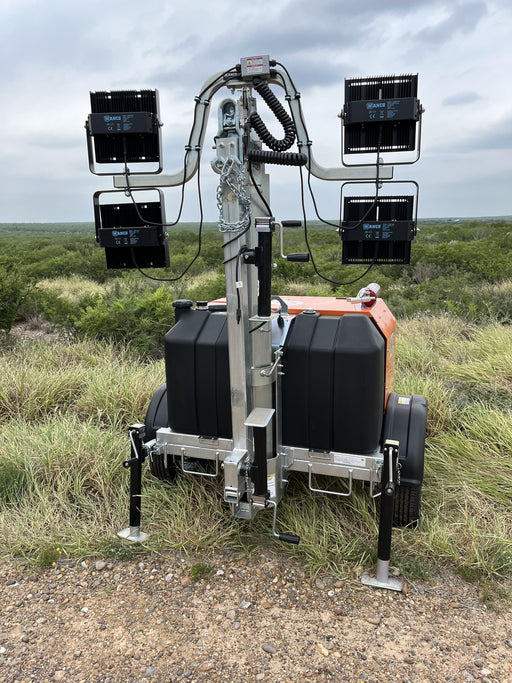 2024 Wanco WLTT-4MM4K Diesel, Deep Sea Controller, Shore Power Plug, Auto Start, (4) 350W LED Floodlights, 4kW Generator, 60 Gal Fuel Tank, 2" Ball, T3