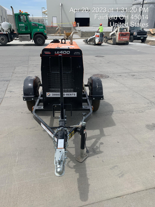 2022 Lincoln Electric LE400 Kubota V1505, Trlr, Cable Rack, Light Kit, ES Decals, T3