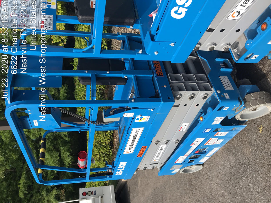 2020 Genie GS-1930 Fixed rails with chain entry gate - Pre A92.20