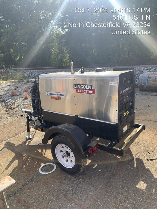 2024 Lincoln Electric LE400 Kubota V1505, Trlr, Cable Rack, Light Kit, ES Decals, T3