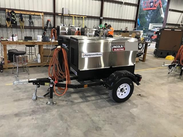 2019 Lincoln Electric Vantage 322 Ready-Pak 3, Two Wheel Trailer, Fender and Light Kit, Cable Rack