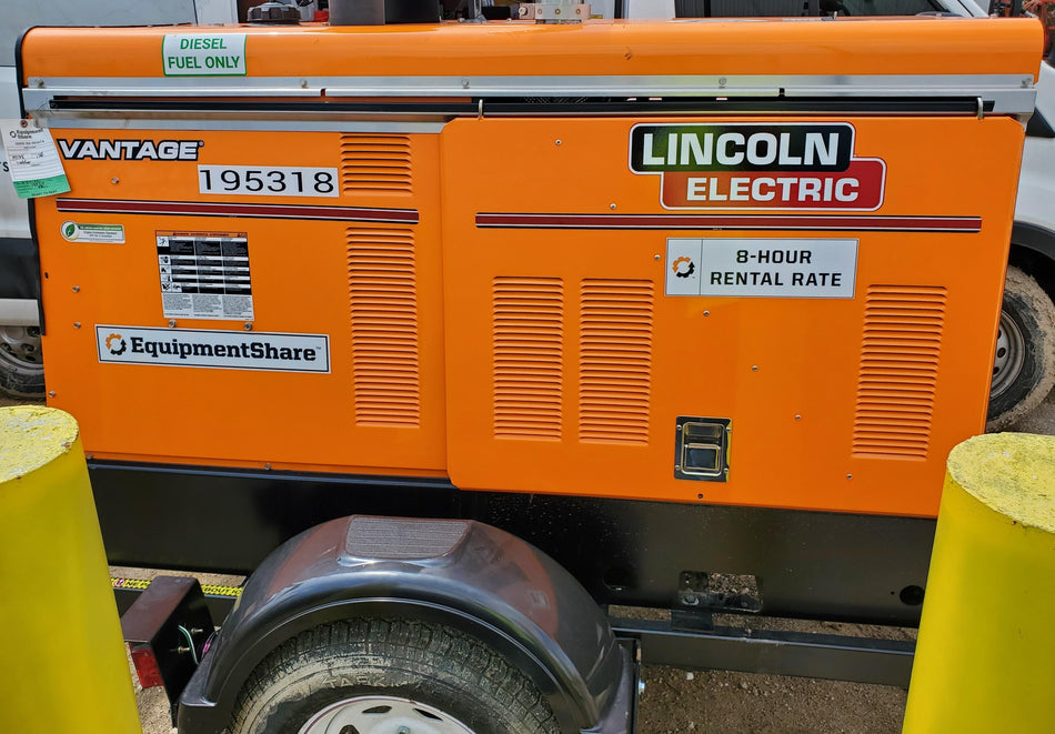 2021 Lincoln Electric Vantage 549X Ready Pak 3, ORANGE (includes trailer, cable rack, fender light kit)