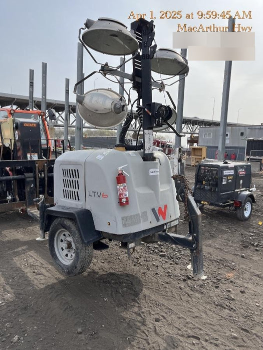 2019 Wacker Neuson LTV6L-MH Wacker Neuson LTV6L Mobile Light Tower w/Fuel Level Sensor Installed