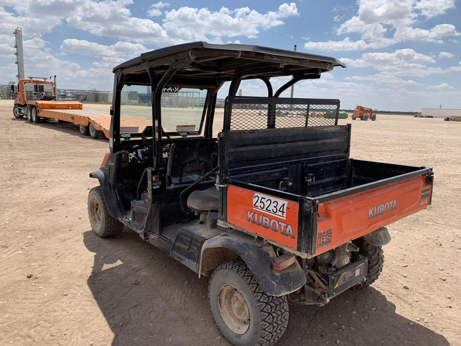 Kubota RTV-X1140W-H 4wd Utility Cart, LED Strobe, Windshield Tempered Glass, Pastic Canopy, Wire Harness Kit, Backup Alarm