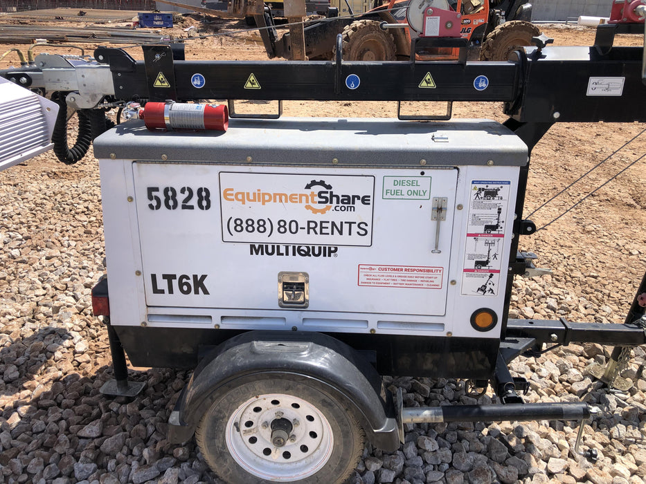 2017 Multiquip LT6K` MultiQuip LT6KV Towable Light Tower