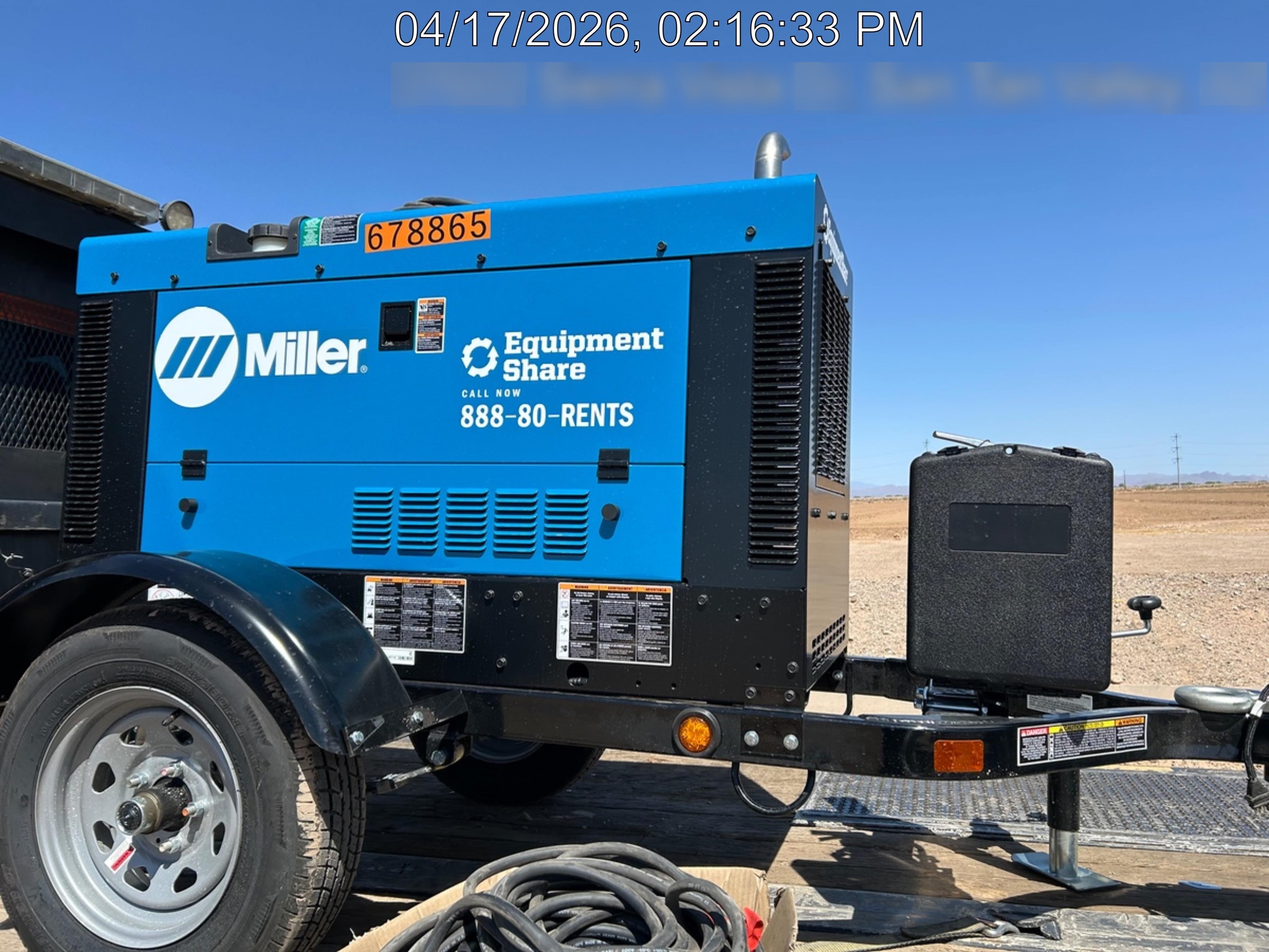 2026 MILLER ELECTRIC BIG BLUE 400