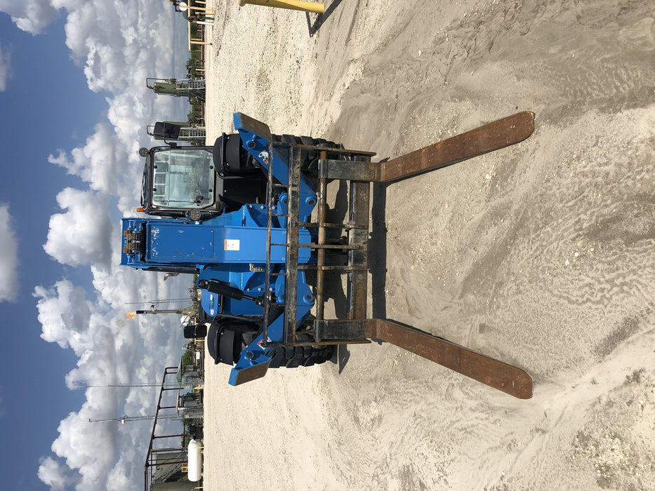 2019 Genie GTH-1056 Cab/Heat/AC, Solid RT Tires, LED Work Lights, Beacon 60" QA Carriage, 60" Forks