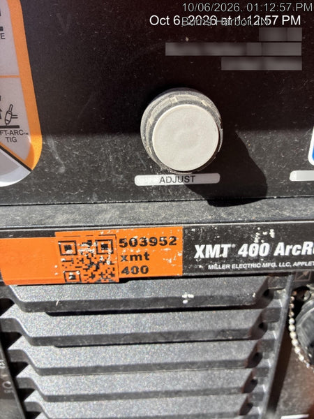 2025 MILLER ELECTRIC XMT 400