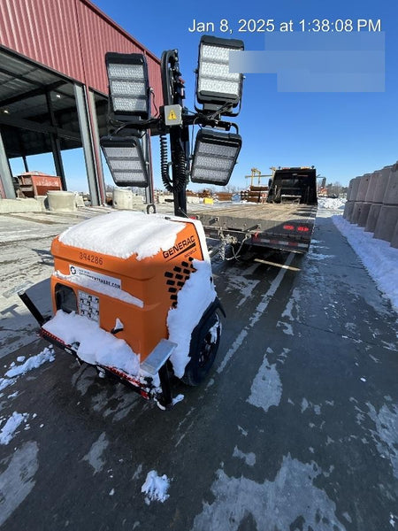 2024 Generac MLT2 Diesel, Flex Switch 120V Input, Powerzone Controller, 
(4) 320W LED Lights, 4kW Generator, 39.9 Gal Fuel Tank, 2" Ball, T3